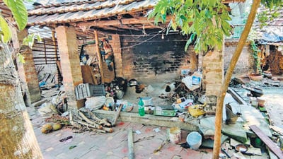 A three-member SIT is probing cases of arson and loot during the post-poll violence in West Bengal, under the court’s supervision. (ANI) A three-member SIT is probing cases of arson and loot during the post-poll violence in West Bengal, under the court’s supervision. (ANI)