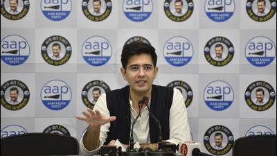 AAP leader Raghav Chadha tweeted that the party will hold a press conference on the ED notice. (HT archive) AAP leader Raghav Chadha tweeted that the party will hold a press conference on the ED notice. (HT archive)