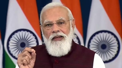 According to the PMO, the university is being established by the Uttar Pradesh government in memory and honour of Raja Mahendra Pratap Singh, who was a freedom fighter, educationist and social reformer. (ANI Photo)