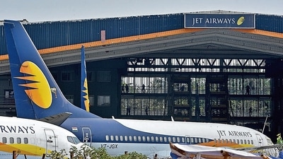 The airline stopped flying in April 2019 after it ran out of funds for its operations and debt. (Satyabrata Tripathy/Hindustan Times)