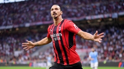 Ibrahimović scores after 7 minutes as AC Milan stays perfect (REUTERS)