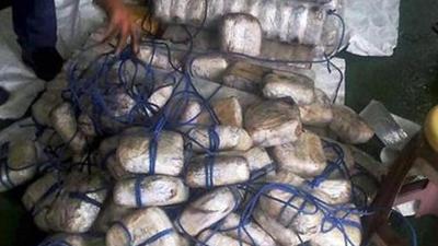 Another consignment of drugs, which was stored in Sultanwind in Amritsar district, was seized by STF and Punjab Police. The case registered by the STF is also being taken over by the NIA and further investigation is on. (HtTphoto) Another consignment of drugs, which was stored in Sultanwind in Amritsar district, was seized by STF and Punjab Police. The case registered by the STF is also being taken over by the NIA and further investigation is on. (HtTphoto)