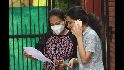 Students who did not get a seat as per their first preference can skip the admission and take part in the second list, to be announced on September 21. (Vipin Kumar/HT PHOTO)