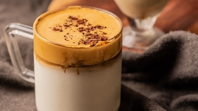 Drink something warm: "Turmeric milk or chamomile tea is soothing to the gut as well as mind," tweets Dr Bhavsar. (Unsplash)