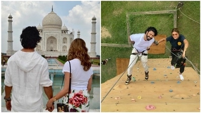 Vidyut Jammwal proposed to Nandita Mahtani at the Taj Mahal. Vidyut Jammwal proposed to Nandita Mahtani at the Taj Mahal.