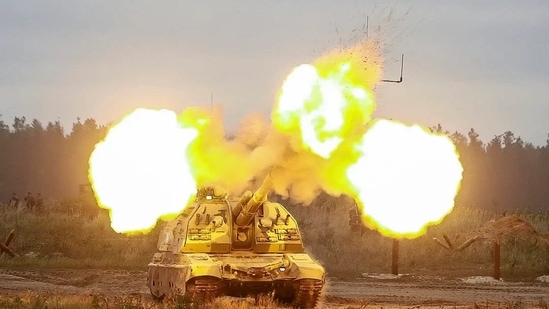 The main stage of the joint strategic exercise Zapad-2021 is being held at the Mulino training ground in the Nizhny Novgorod region of Russia. (Twitter/Indian Army) The main stage of the joint strategic exercise Zapad-2021 is being held at the Mulino training ground in the Nizhny Novgorod region of Russia. (Twitter/Indian Army)
