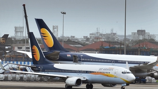 Shares of Jet Airways hit their upper circuit and were trading at 84.40 rupees a piece.(MINT)