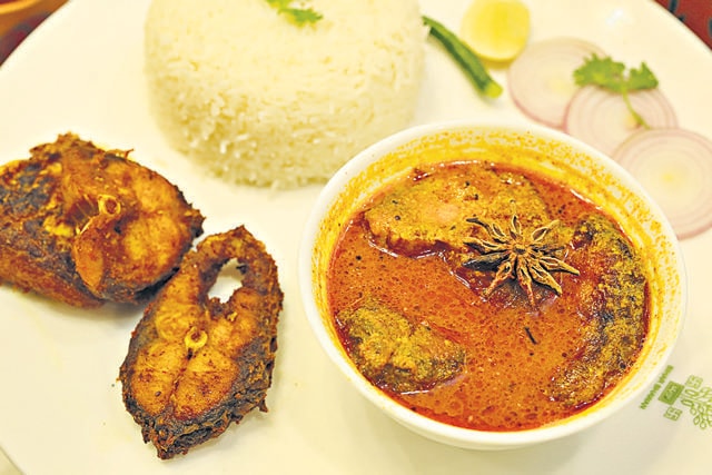 Sarson Wali Machhli is among the most popular food item in Bihar Bhawan canteen. (Photo: Manoj Verma/HT) Sarson Wali Machhli is among the most popular food item in Bihar Bhawan canteen. (Photo: Manoj Verma/HT)