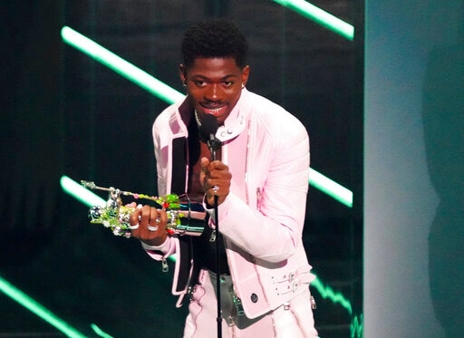 Lil Nas X won an award for his video Montero (Call Me By Your Name).(AP) Lil Nas X won an award for his video Montero (Call Me By Your Name).(AP)