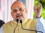On Hindi Diwas, Union home minister Amit Shah addressed an event. (PTI File Photo) On Hindi Diwas, Union home minister Amit Shah addressed an event. (PTI File Photo)