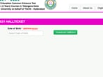 TS PECET Hall Tickets 2021: Mahatma Gandhi University has released the hall tickets of Telangana State Physical Education Common Entrance Test 2021 (TS PECET-2021).