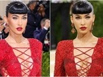 Met Gala 2021: Megan Fox burns the red carpet in sexy red lace-up gown with thigh-slit Met Gala 2021: Megan Fox burns the red carpet in sexy red lace-up gown with thigh-slit