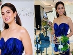 Mira Rajput shared photos on Instagram in a blue dress. Mira Rajput shared photos on Instagram in a blue dress.