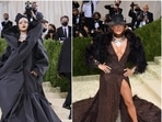 Met Gala was delayed from its usual scheduled date on the first Monday in May after last years was cancelled due to the Covid-19 pandemic. Guests were required to provide proof of vaccination and wear masks at all times, except for when drinking and eating.