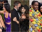 Met Gala 2021, fashion's biggest night out, saw some of the most iconic looks from celebrities on the red carpet at the Metropolitan Museum of Art in New York City. However, apart from serving us megawatt looks, the celebrity couple's also packed in some PDA at the America-themed event. From Camila Cabello and Shawn Mendes to JLo and Ben Affleck to Rihanna and A$AP Rocky, here are some awe-worthy moments.(Instagram)