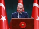 Turkey's President Recep Tayyip Erdogan said European Union nations should provide assistance to Afghanistan's neighbours to help them “bear the burden” of Afghan migration. Turkey's President Recep Tayyip Erdogan said European Union nations should provide assistance to Afghanistan's neighbours to help them “bear the burden” of Afghan migration.