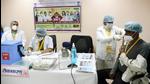 A medic gives a dose of Covid vaccine to a health worker in Patna, Bihar, earlier in January this year. (HT archive) A medic gives a dose of Covid vaccine to a health worker in Patna, Bihar, earlier in January this year. (HT archive)