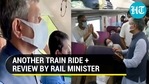 ரயில்வே அமைச்சர் அஷ்வினி வைஷ்ணவ் வந்தே பாரத் எக்ஸ்பிரஸில் பயணம் செய்தார் (ட்விட்டர்) ரயில்வே அமைச்சர் அஷ்வினி வைஷ்ணவ் வந்தே பாரத் எக்ஸ்பிரஸில் பயணம் செய்தார் (ட்விட்டர்)