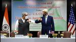 Union minister for environment and climate change Bhupender Yadav and United States special presidential envoy for climate John Kerry at the launch of CAFMD at Indira Paryawaran Bhawan in New Delhi on Monday, September 13. (Arvind Yadav/HT photo) Union minister for environment and climate change Bhupender Yadav and United States special presidential envoy for climate John Kerry at the launch of CAFMD at Indira Paryawaran Bhawan in New Delhi on Monday, September 13. (Arvind Yadav/HT photo)