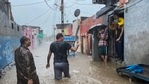 Heavy rainfall in Gujarat has caused the death of three people in Rajkot and Jamnagar districts so far. Heavy rainfall in Gujarat has caused the death of three people in Rajkot and Jamnagar districts so far.