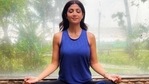 Shilpa Shetty meditates in Sukhasana and chooses positivity over doubt, fear in new post(Instagram/@theshilpashetty) Shilpa Shetty meditates in Sukhasana and chooses positivity over doubt, fear in new post(Instagram/@theshilpashetty)