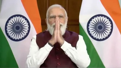 Written in Devanagari script, Hindi was adopted as an official language by the Constituent Assembly of India in 1949. (PTI Photo) Written in Devanagari script, Hindi was adopted as an official language by the Constituent Assembly of India in 1949. (PTI Photo)