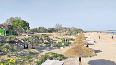 Ghoghla beach in Diu meets the criteria for the Blue Flag award, showing tourism can be an impetus for environmental improvement and conservation action. (HT) Ghoghla beach in Diu meets the criteria for the Blue Flag award, showing tourism can be an impetus for environmental improvement and conservation action. (HT)