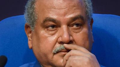 Union agriculture minister Narendra Singh Tomar oversaw the signing of agreements with five companies. (PTI file)
