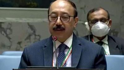 Foreign secretary Harsh Vardhan Shringla was addressing a virtual symposium of principals and teachers of leading schools of the country on the unfolding situation in Afghanistan. (File photo) Foreign secretary Harsh Vardhan Shringla was addressing a virtual symposium of principals and teachers of leading schools of the country on the unfolding situation in Afghanistan. (File photo)