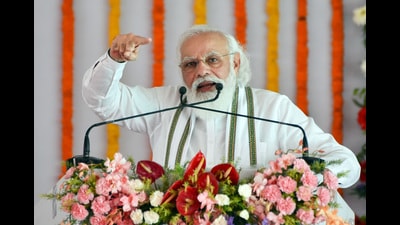 PM Narendra Modi addresses (Prateek Kumar) PM Narendra Modi addresses (Prateek Kumar)