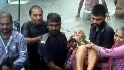 As per the Chief Minister's Office (CMO), the new Chief Minister had a telephone conversation with the Collector of Jamnagar and gave clear instructions for rescue and relief operations. He asked the officials to carry out the evacuation of people trapped in the water with the help of the National Disaster Response Force (NDRF). (ANI) As per the Chief Minister's Office (CMO), the new Chief Minister had a telephone conversation with the Collector of Jamnagar and gave clear instructions for rescue and relief operations. He asked the officials to carry out the evacuation of people trapped in the water with the help of the National Disaster Response Force (NDRF). (ANI)