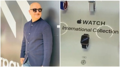 Anupam Kher was 'disappointed' on visiting an Apple store in New York. Anupam Kher was 'disappointed' on visiting an Apple store in New York.