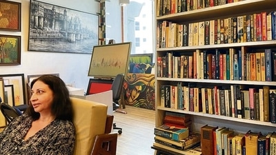 Ms Sengupta, 62, takes a break from work to answer the Proust questionnaire in which folks are nudged to make “Parisian parlour confessions”, all to explore citizens’ distinct experiences. (Mayank Austen Soofi)