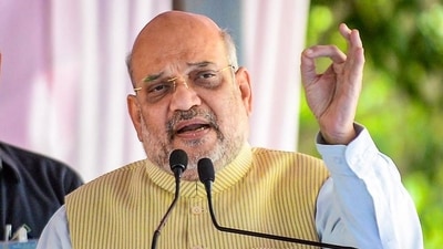 On Hindi Diwas, Union home minister Amit Shah addressed an event. (PTI File Photo) On Hindi Diwas, Union home minister Amit Shah addressed an event. (PTI File Photo)
