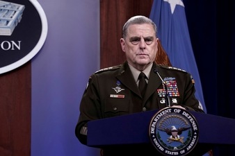 Joint Chiefs of Staff Chairman Army General Mark Milley holds a news briefing at Pentagon in Arlington, Virginia, US (REUTERS)