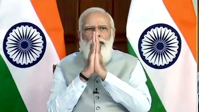 PM Modi met the council of ministers at the Rashtrapati Bhavan (ANi)