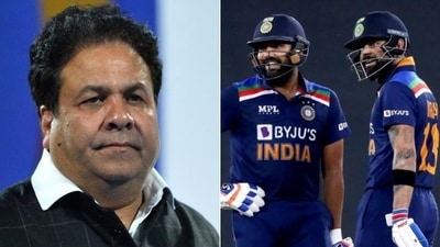 Rajeev Shukla reacts to the news of split captaincy (HT Collage)