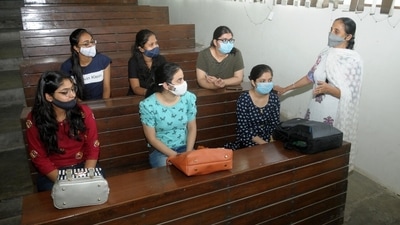 Panjab University has been closed for the last one and a half years for the Covid-19 pandemic. (HT Photo/Ravi Kumar)