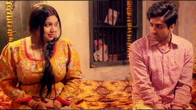Bhumi Pednekar made her Bollywood debut opposite Ayushmann Khurrana in Dum Laga Ke Haisha. Bhumi Pednekar made her Bollywood debut opposite Ayushmann Khurrana in Dum Laga Ke Haisha.