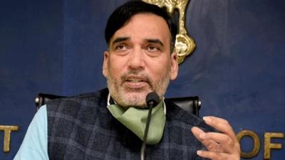 Delhi environment minister Gopal Rai. (File photo) Delhi environment minister Gopal Rai. (File photo)