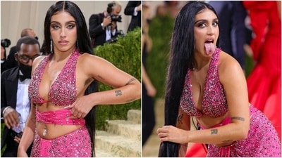 Met Gala 2021: Madonna's daughter Lourdes Leon proudly flaunts armpit hair in hot pink dress (AFP) Met Gala 2021: Madonna's daughter Lourdes Leon proudly flaunts armpit hair in hot pink dress (AFP)