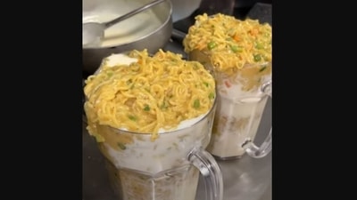 The tweet about the Maggi Milkshake is collecting various reactions and has gone viral.&nbsp; (Twitter/@GabbbarSingh)