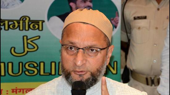 All India Majlis-e-Ittehad-ul-Muslimeen (AIMIM) leader Asaduddin Owaisi (HT File)