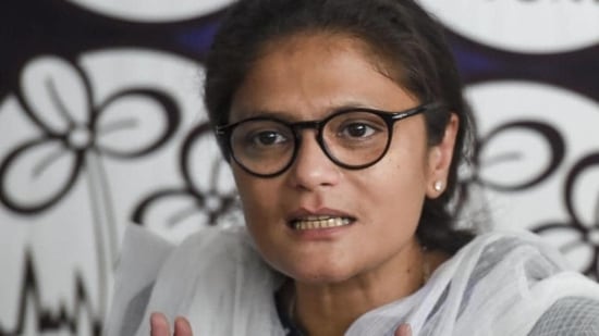 Sushmita Dev joined the Trinamool Congress in the presence of senior party leaders Abhishek Banerjee and Derek O'Brien in Kolkata in August.&nbsp;(PTI)