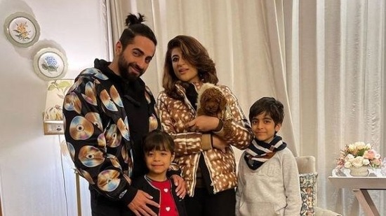 Ayushmann has always been a doting father to his kids, Virajveer and Varushka and a committed husband to Tahira.