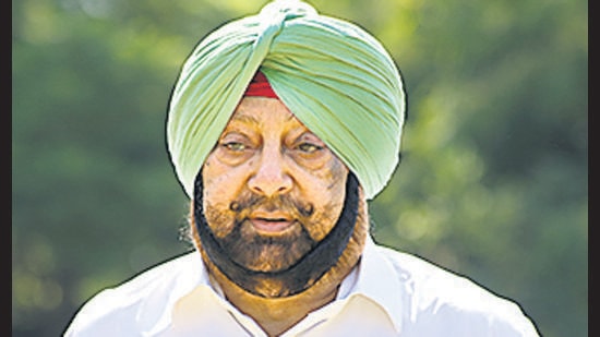 Capt Amarinder, while addressing an event on Monday, had made an appeal to the SKM for lifting sit-ins in Punjab as they were affecting the state’s economy. (HT photo)