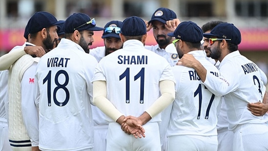 The Indian cricket team in a huddle.&nbsp;(Getty)