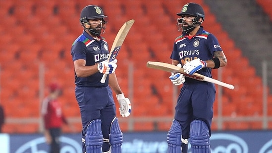 Rohit Sharma (L) and Virat Kohli.&nbsp;(BCCI)