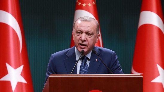 Turkey's President Recep Tayyip Erdogan said European Union nations should provide assistance to Afghanistan's neighbours to help them “bear the burden” of Afghan migration. Turkey's President Recep Tayyip Erdogan said European Union nations should provide assistance to Afghanistan's neighbours to help them “bear the burden” of Afghan migration.