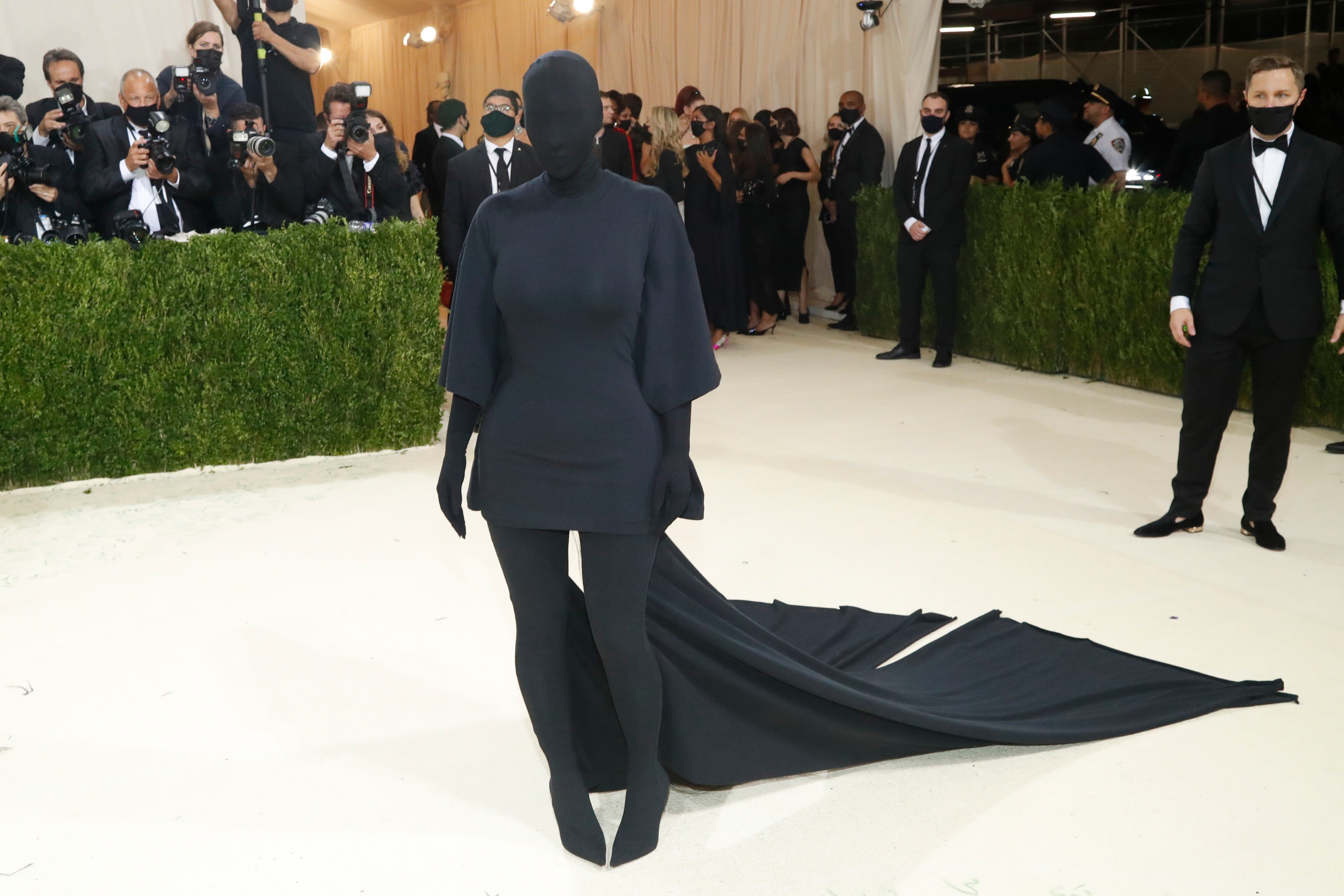 Kim Kardashian at the Met Gala. (REUTERS)